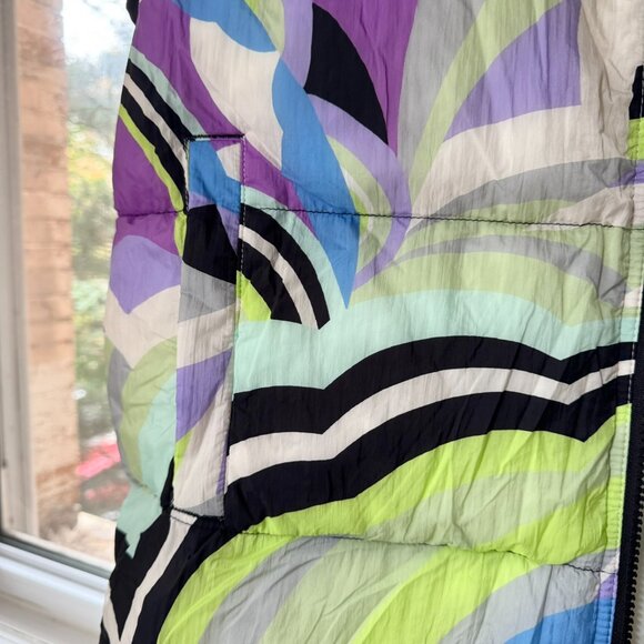 New Free People In A Bubble Printed Puffer Vest Geometric FP Movement Small - Picture 5 of 9
